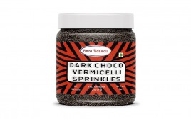Pinza Naturals Dark Choco Vermicelli Sprinkles  Plastic Jar  200 grams
